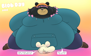 Blob Day Moon Bear by Nishi