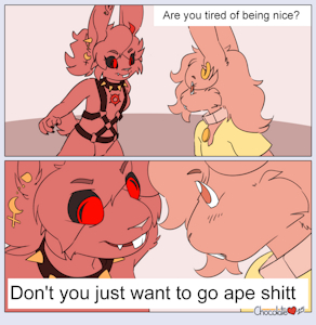 Go Ape Shitt by ChocolateKitsune