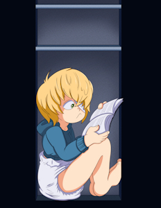 Luke in the Locker (Commission) by EmperorCharmy