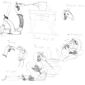 snake maid by duplicatename
