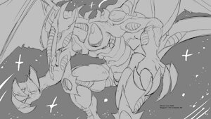 Sketch 593 - Stardust Dragon by WinickLim