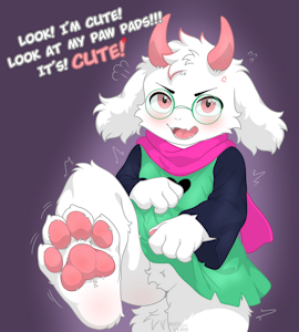 Look at my paw pads!!! (SFW) by WhyVern