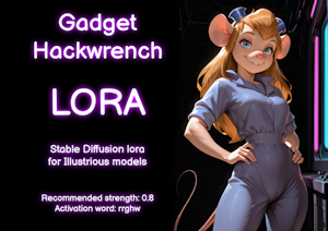 Gadget Hackwrench Illustrious LoRA by CartoonLoverAI
