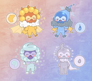 Casty The Castform by eeveefan