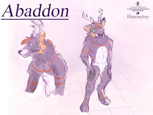 Abaddon sketch (deer) by Hammytoy