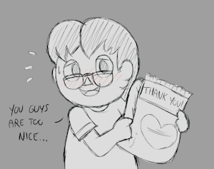 Old Subscriber Announcement Doodles #1 March 2024 by Tenerius