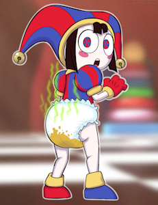 Pomni (diaper) by HelenP