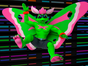 Zinny Moth by cinnamoncookies