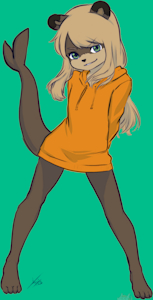 Sassy Otter Color by AJDurai