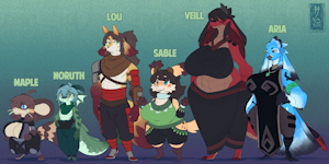 [Fan Art]&nbsp;&nbsp;Atlyss Crew Line Up by Chitafokkusu