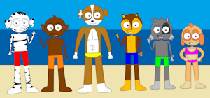 Chase Boom Gang at the Beach by JohnnytheWolf07