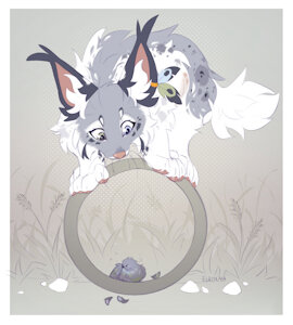 Little friend by Elronya