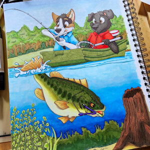 Dad And I Fishing by bdever
