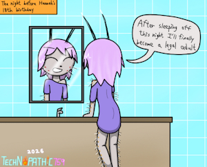 Hannah's 18th birthday by Netherkitty