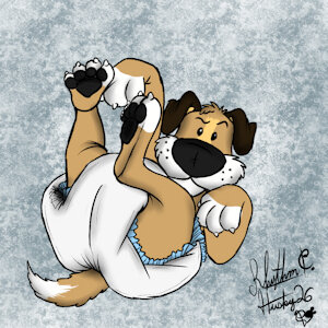 Another Diaper Dog by RhythmCHusky94
