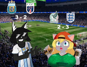 Mexico out of the world cup but Argentina still by francyszz3
