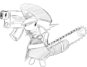 BEHOLD! THE GLORY OF COMMISSAR WOOPER by MattTheRaptor