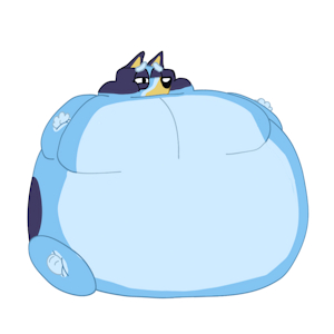 Bluey get sooo FAT by Dampppppp