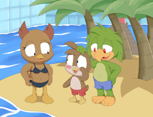 On the beach by Seikkeizu