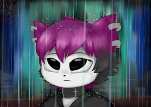 Veronica under the rain by TrimoCB