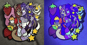 Pamuya - Two sides of the same otter pin - now available! by cheetahjab