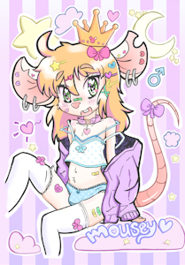 pastel cloudy mousey by mouseyprince
