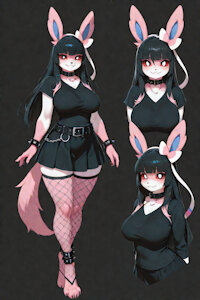 Versi the Sylveon by scorpianpp