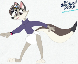 SNAPS- Violet Wolf by JJJTechno2003