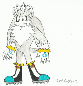 Silver the Werehog by KatarinaTheCat18