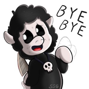 Bye Bye Baba! (Patreon Voted Sticker) [Vote on the next sticker now!] by SomeStickyGoo