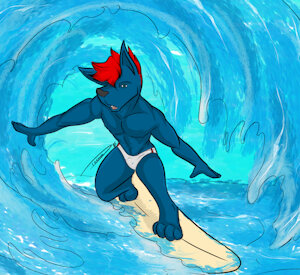 Surf up by DaemonArt