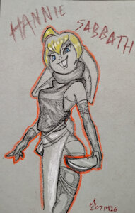 Stabby Hannie by EdgarKingmaker