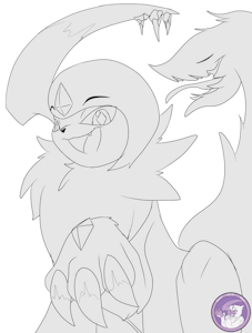 Ice Cold Absol (COMMISSION) by HyperChibiAbsol