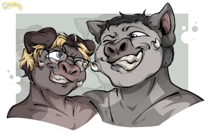 < | Me and Dad | > by DENUSKA08
