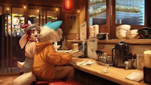 &ldquo;Ramen for Two&rdquo; by hophwind by WolfSkoll