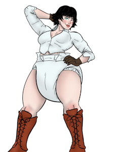 Lady (Showing Off YCH 4/X) by CanvasNCrinkles
