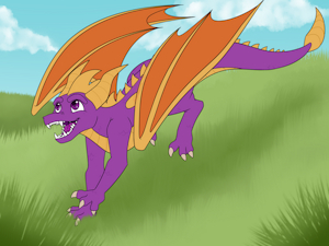 Commission - Spyro by Tejedora