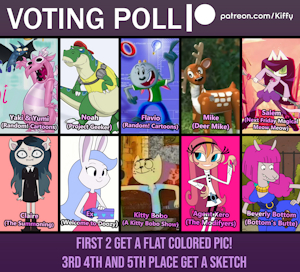 Patreon July Voting Poll by Kiffyyy