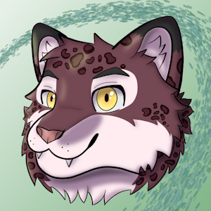 My snow leopard fursona by Yunel