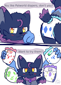 silly diaperpal lover by HangyakuNeko