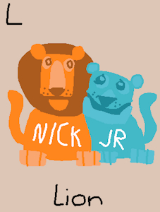 Nick Jr. Lions in AngesSZ's Animal Alphabet Cards by NickJrBunniesFan