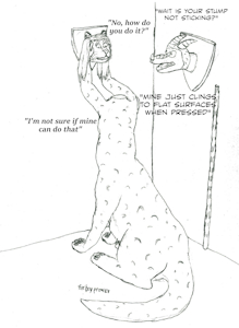 Not so Sticky Neck Stump 1 by foxboyprower