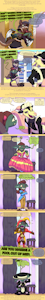 On A Lone World Adventures 18-24: Let's Play Dress-up! by Billblok