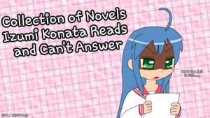 Collection of Novels Izumi Konata Reads and Can't Answer Wallpaper by Bali0004