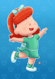 Little Red-Haired Girl by HamtarOso