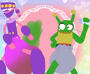Davy Sprocket and Humpty Fanart by PampArt