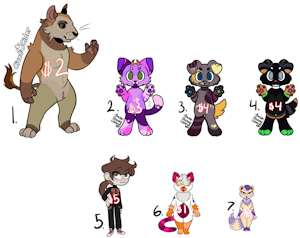 Humanoid Adopts [OPEN] by Werewolfbusiness