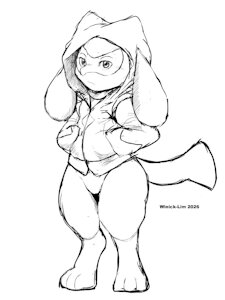 Sketch 607 - Riolu by WinickLim