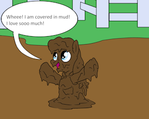 Penny really loves mud 2 by mucky