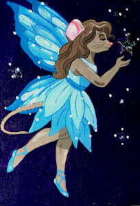 Fairy Mouse And Star by FoxyFlapper